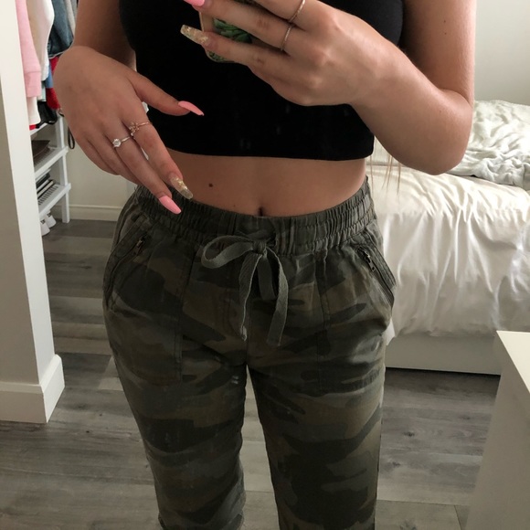 Army print cargo pants - Picture 3 of 5